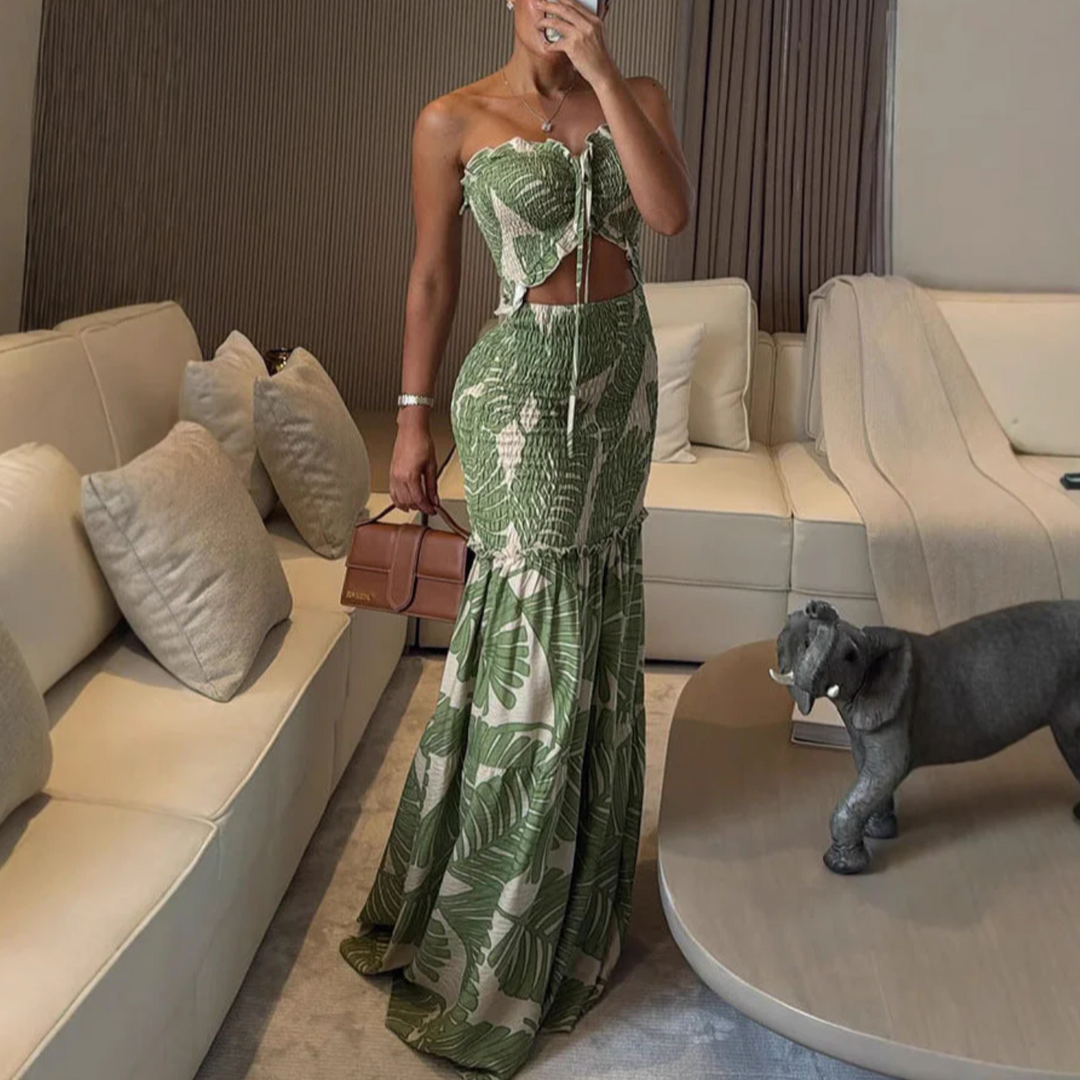 LIVARA™ – Classy Ruffle Hem Mermaid Dress