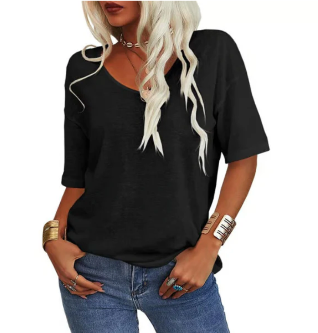 KRISANTA™ - Loose Lightweight Minimalist T-Shirt