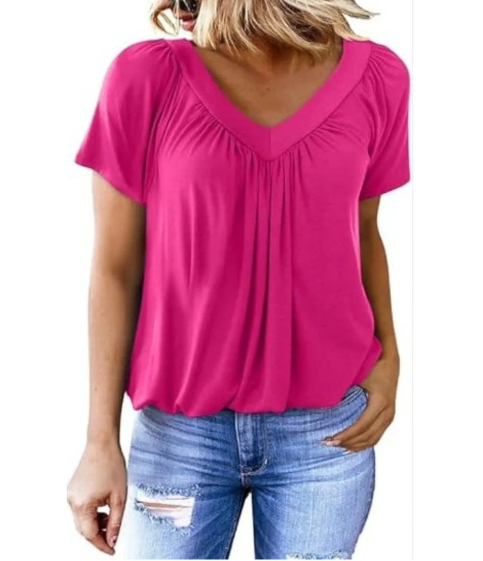 KATHLEEN™ - Casual V-Neck Top