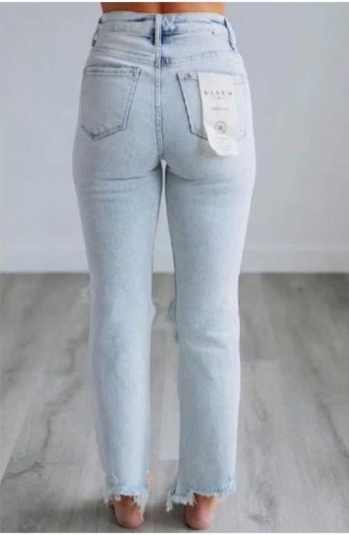 TALA™ – Casual Washed Slim-Fit Ripped Jeans
