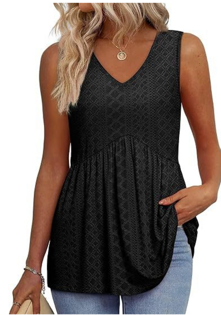 ELIORA™ - Effortless Flowy Sleeveless Tank Top