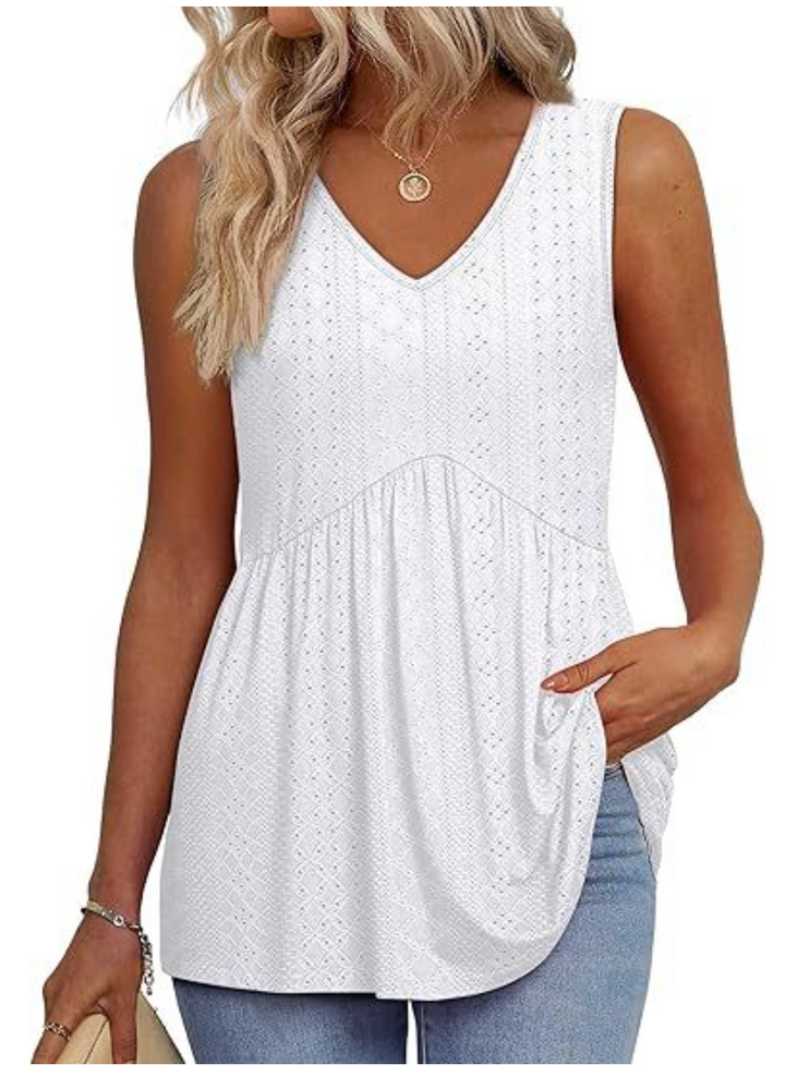 ELIORA™ - Effortless Flowy Sleeveless Tank Top