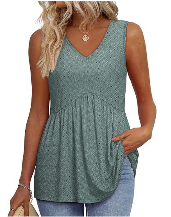 ELIORA™ - Effortless Flowy Sleeveless Tank Top
