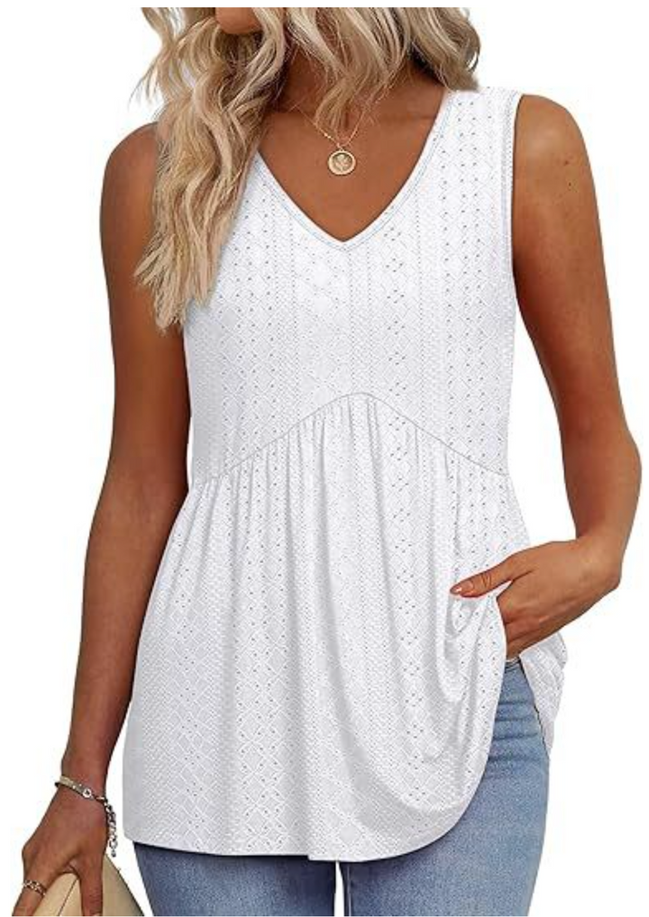 ELIORA™ - Effortless Flowy Sleeveless Tank Top