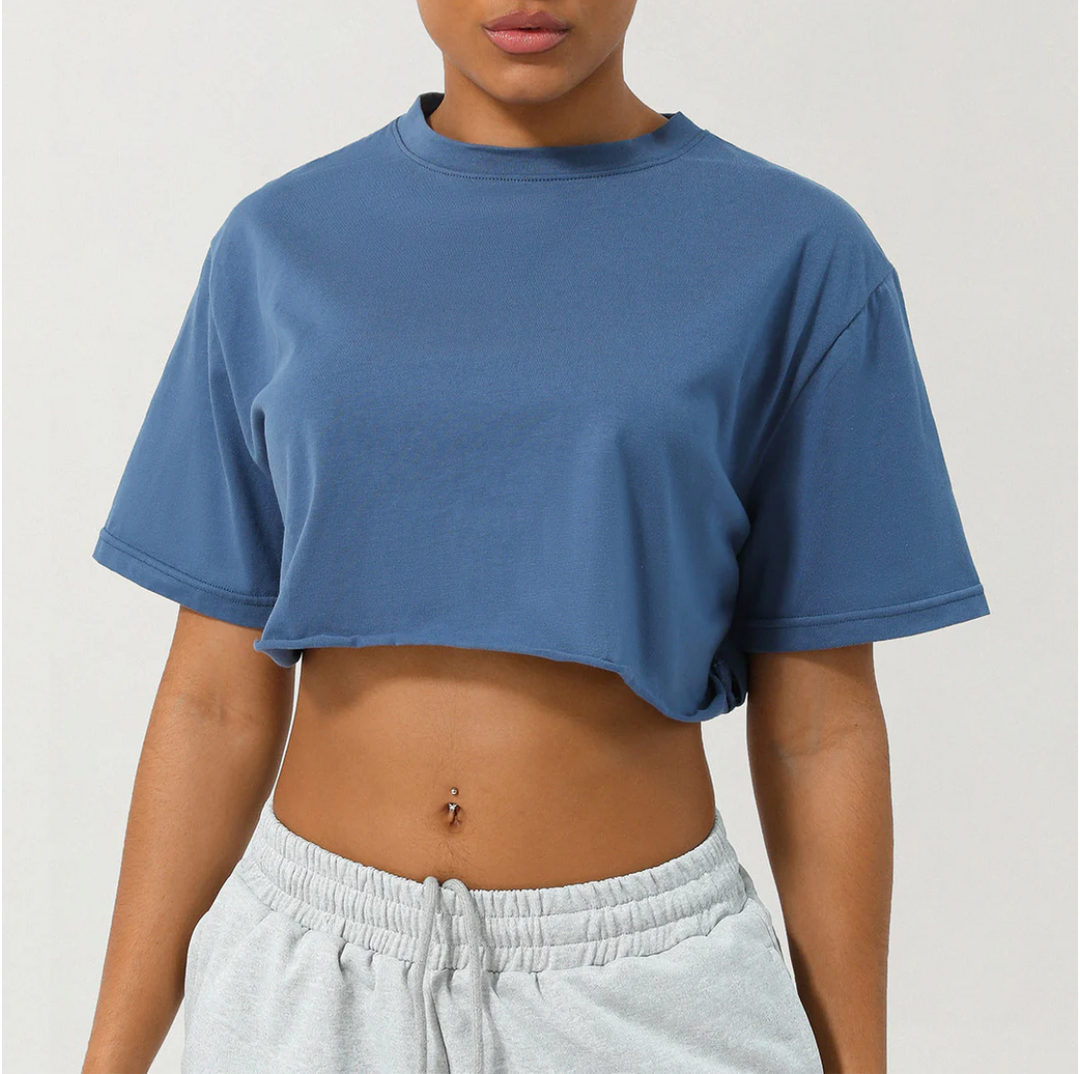 CASSIA™ – Relaxed Fit Crop Tee